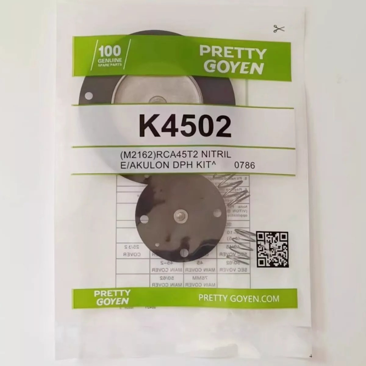 Membrane compatible Goyen K4502