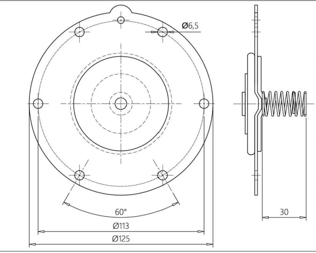 Membrane compatible Goyen K4502