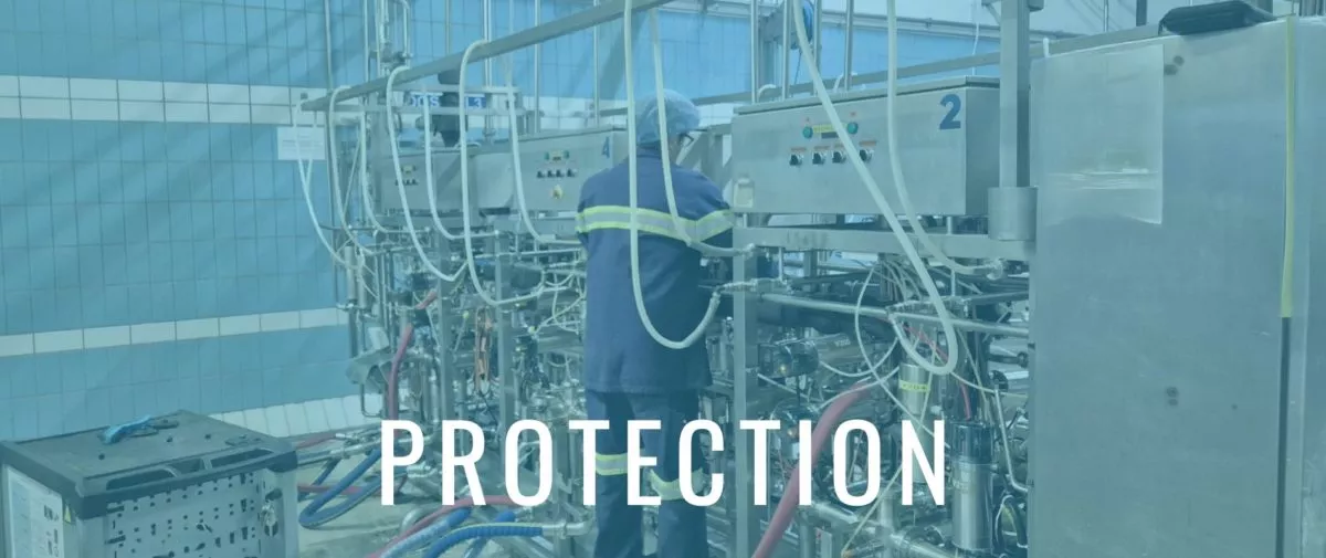 Rideau protection machine