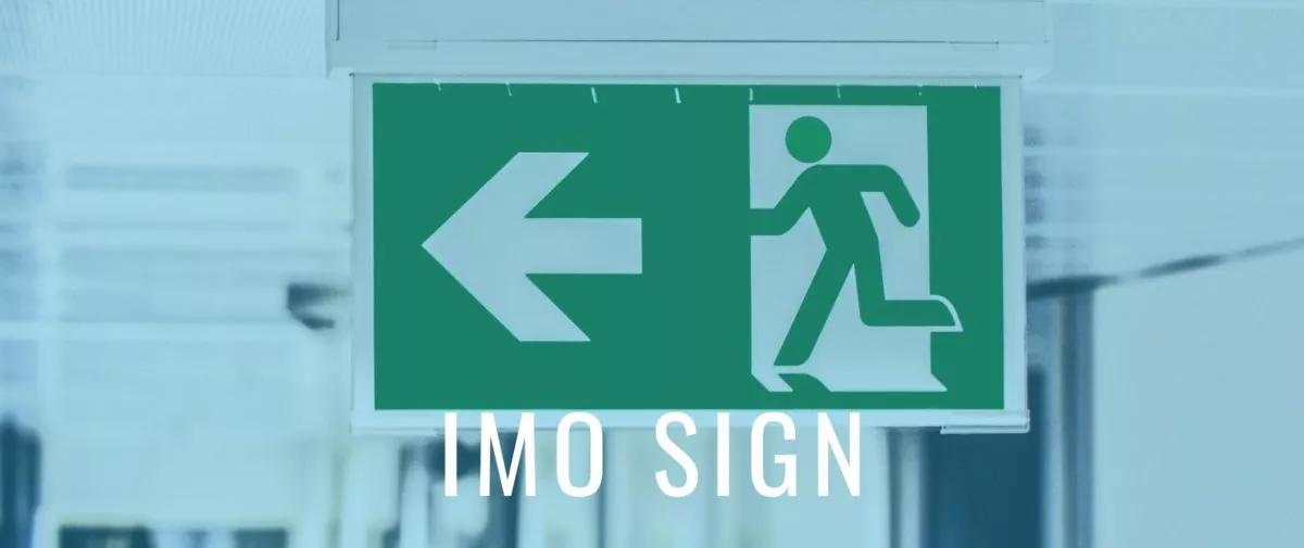 3àx30 mm imo sign
